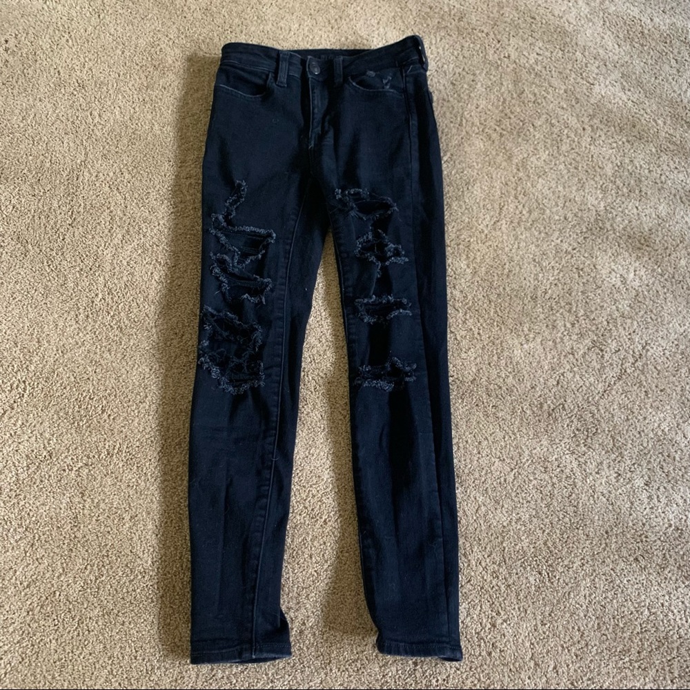 Black American Eagle Jeans